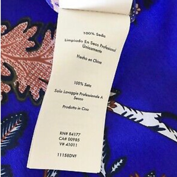 DIANE VON FURSTENBERG Canton Electric Blue Floral Ruched Midi 2pc Dress - Picture 10 of 12